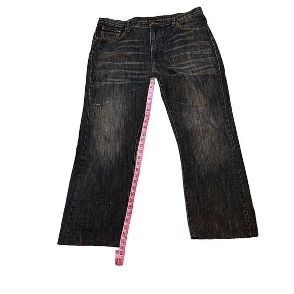 Calvin Klein Jeans Men's 71194 Rigid Denim Boot Cut Jeans Gray Size W36 - Picture 2 of 13